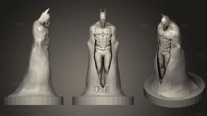 Batman Memorial stl model for CNC